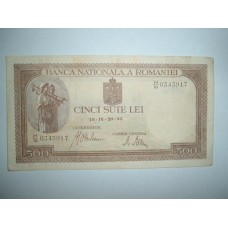 Bancnota 500 Lei 1942